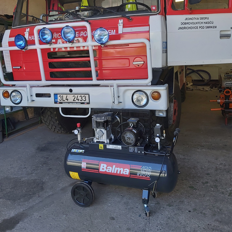 Pístový kompresor Balma 3/150